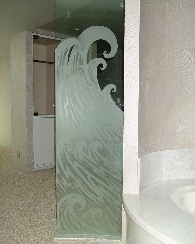 decorative glass for bathrooms