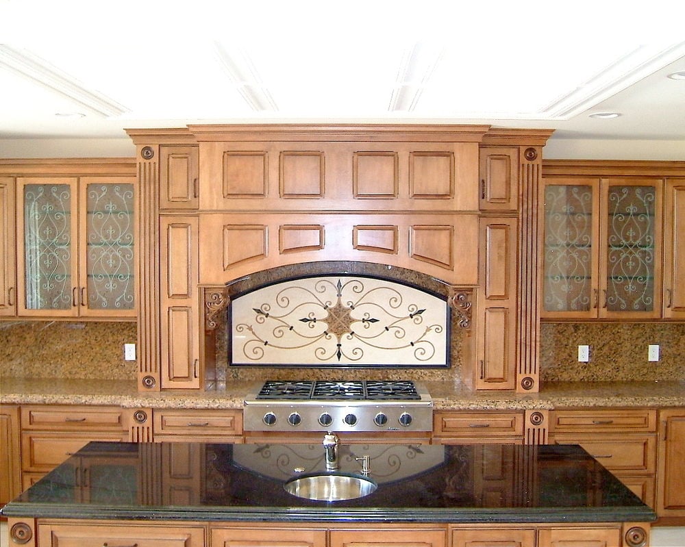 Custom Glass Kitchen Cabinet Doors