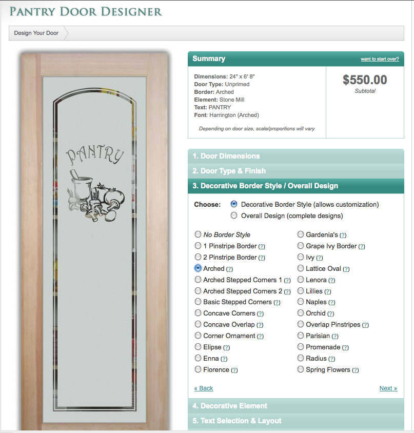 kitchen pantry door designer sans soucie - 1