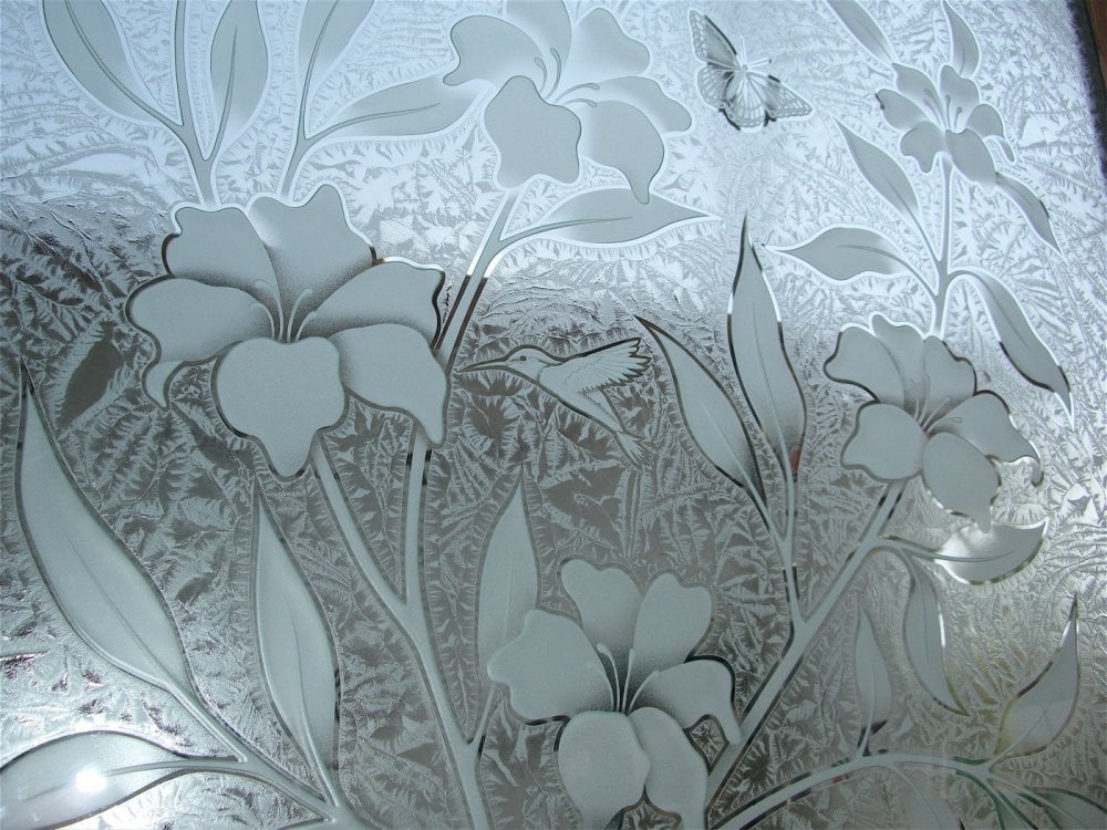 Etched Glass Windows Provide Great Privacy Sans Soucie Art Glass