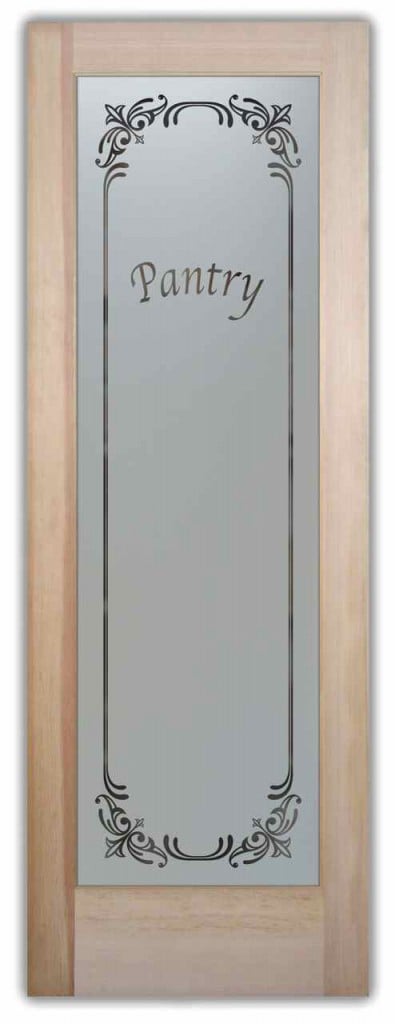 Elegant Glass Pantry Doors Lenora By Sans Soucie Art Glass