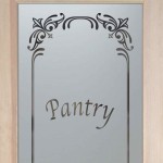 frosted glass pantry doors