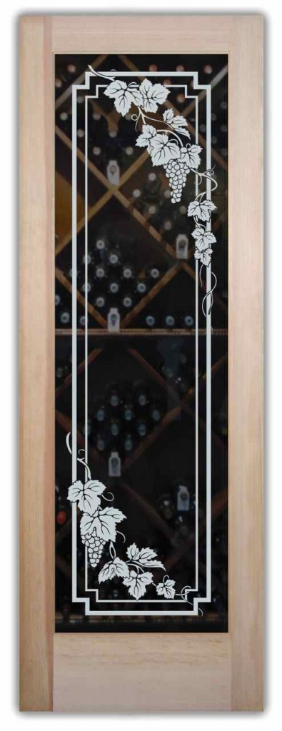 Wine cellar glass doors from Sans Soucie