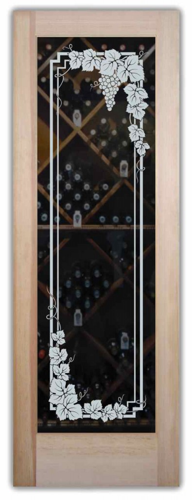 Wine cellar glass doors from Sans Soucie