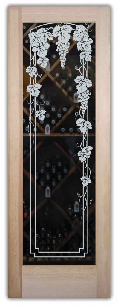 Wine cellar glass doors from Sans Soucie