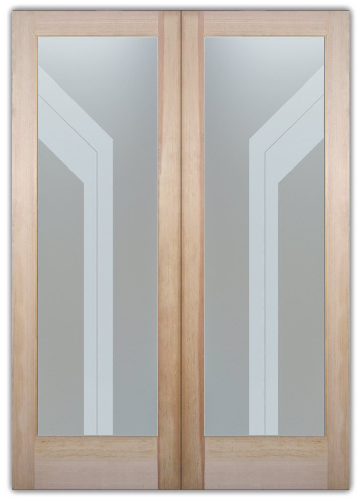 Angled Bands Door Private
