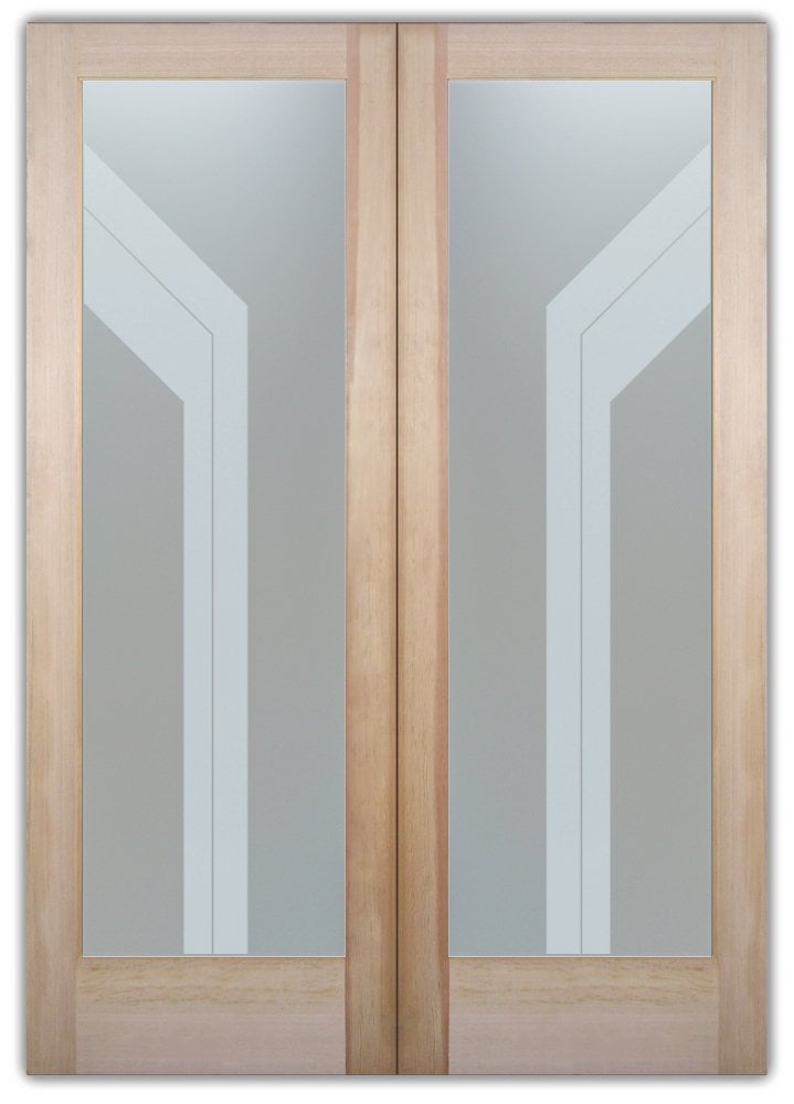 Angled Bands Door Private