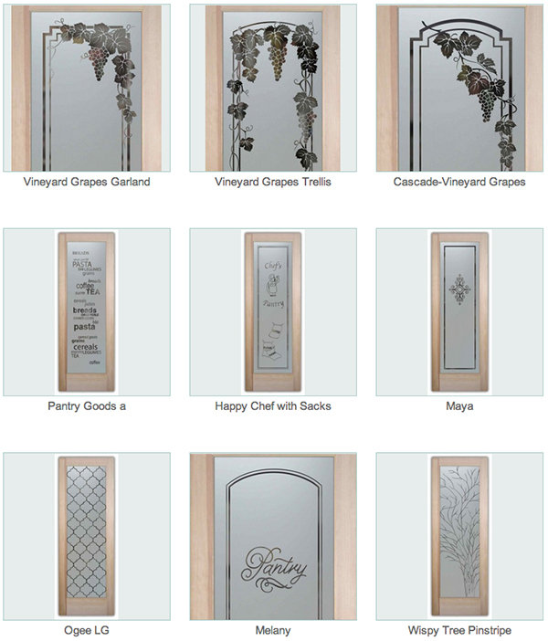 etched glass pantry doors - Sans Soucie Art Glass  ... pantry doors with glass sans soucie 02 samples ...