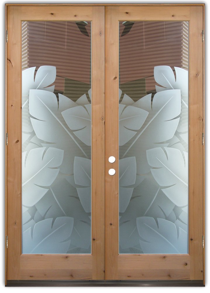 exterior glass doors banana 3D