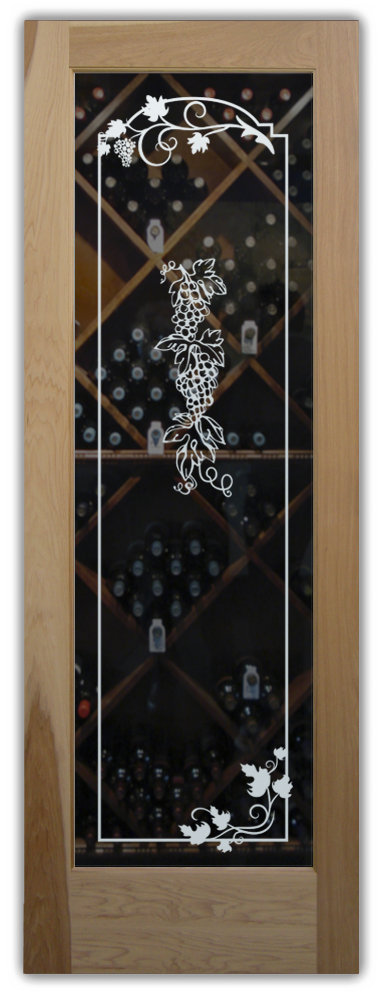 Wine cellar glass doors from Sans Soucie