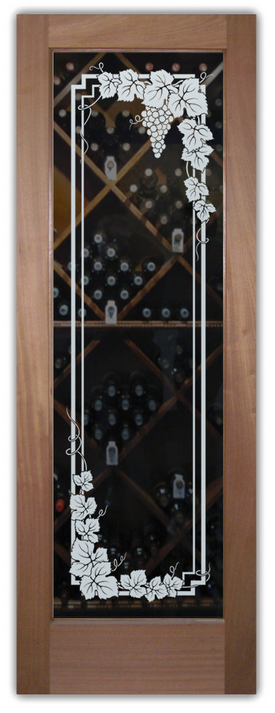 Wine cellar glass doors from Sans Soucie