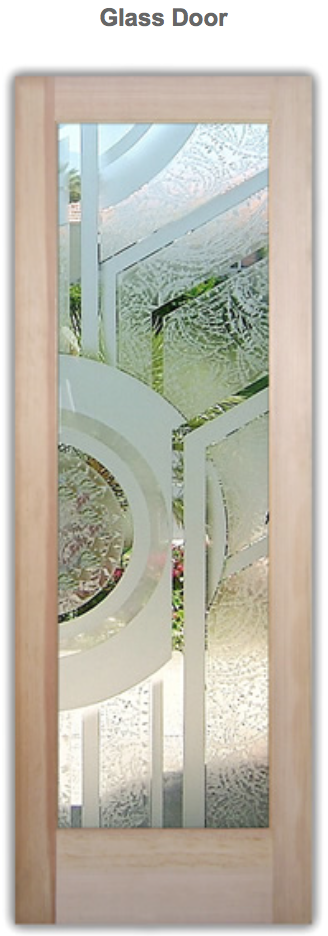 glass doors etched frosted
