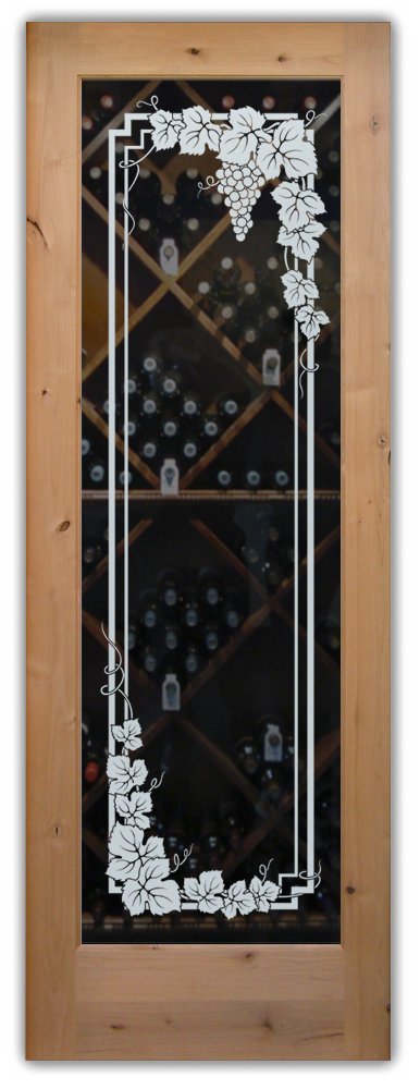 glass wine cellar doors