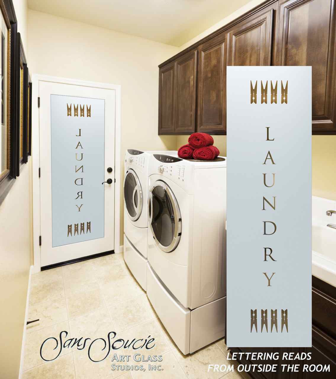 laundry pins room