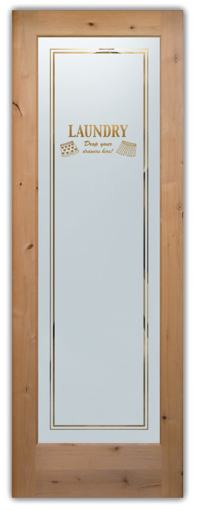 glass laundry room doors 