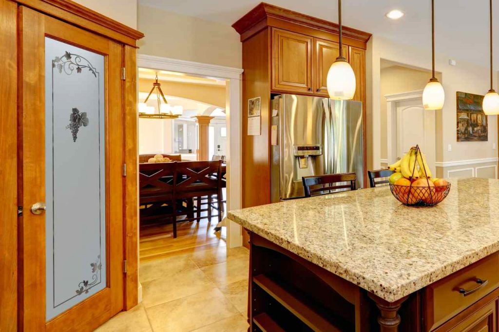 Showroom Worthy Frosted Glass Pantry Doors Sans Soucie