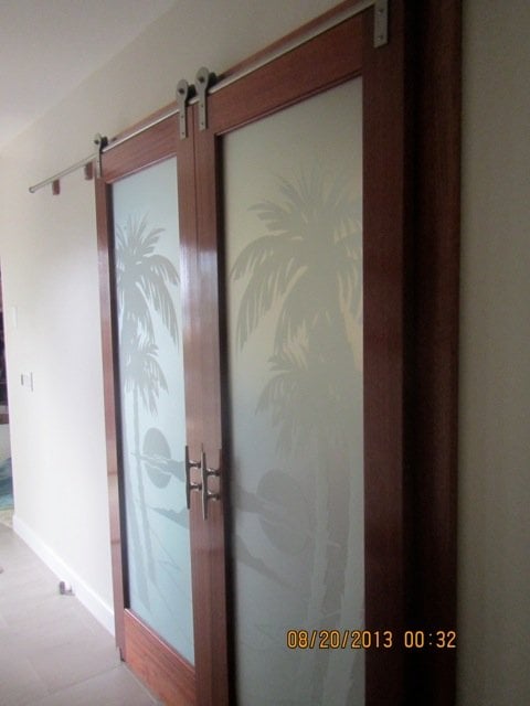 Sliding pantry doors