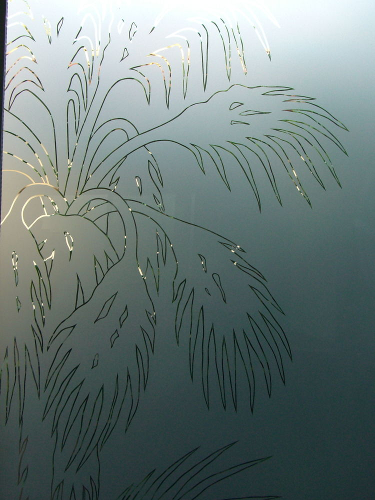 Etched Glass Doors With Glass Door Pulls By Sans Soucie Sans Soucie 0129