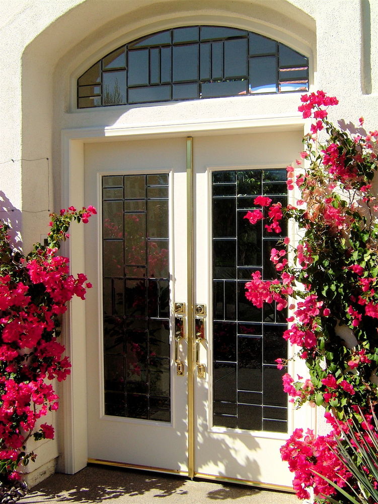 Classic Bevel Glass Door Art Design