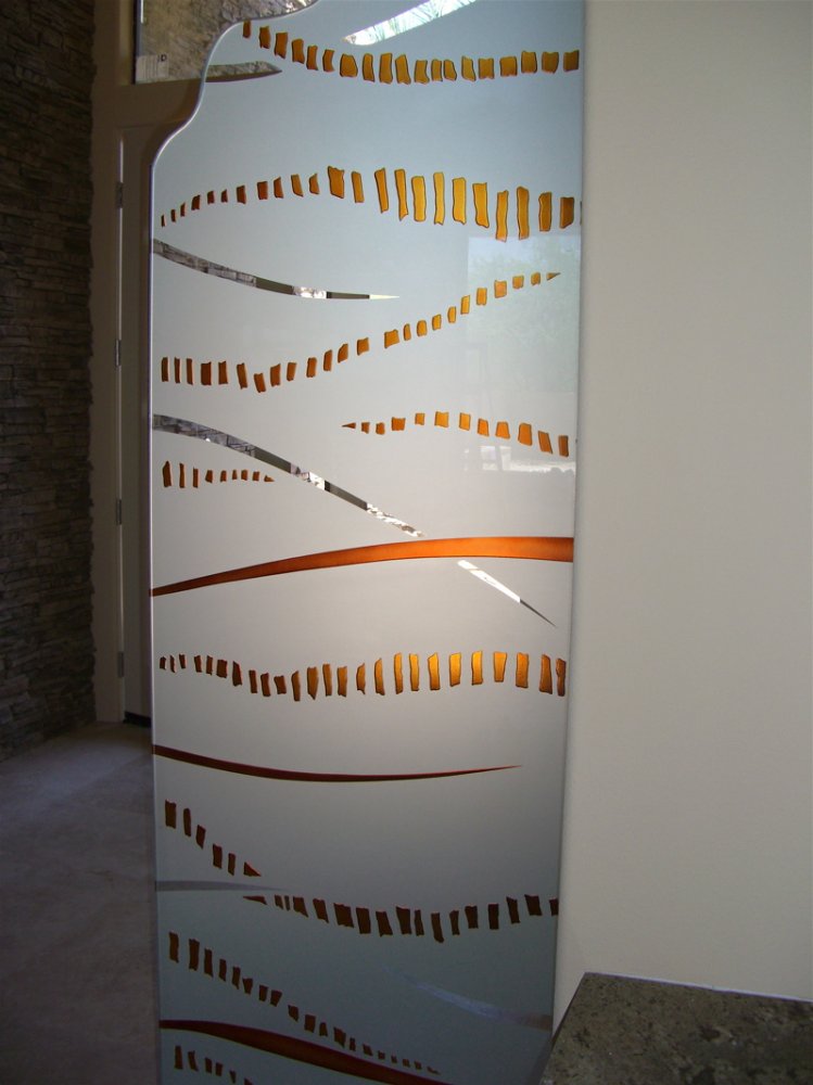 Glass partition design