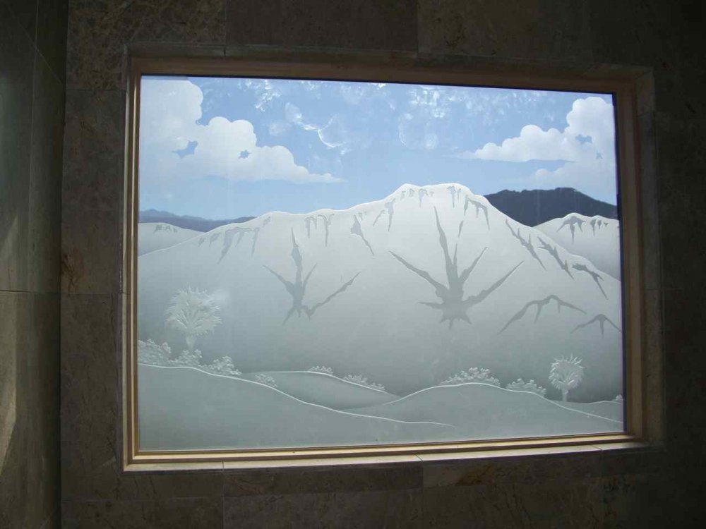 frosted bamboo glass doors privacy glass etched