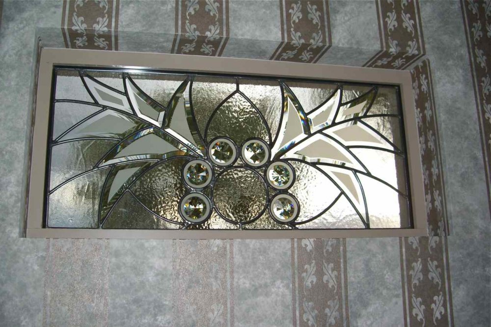 Small transom window ideal for compact bathrooms