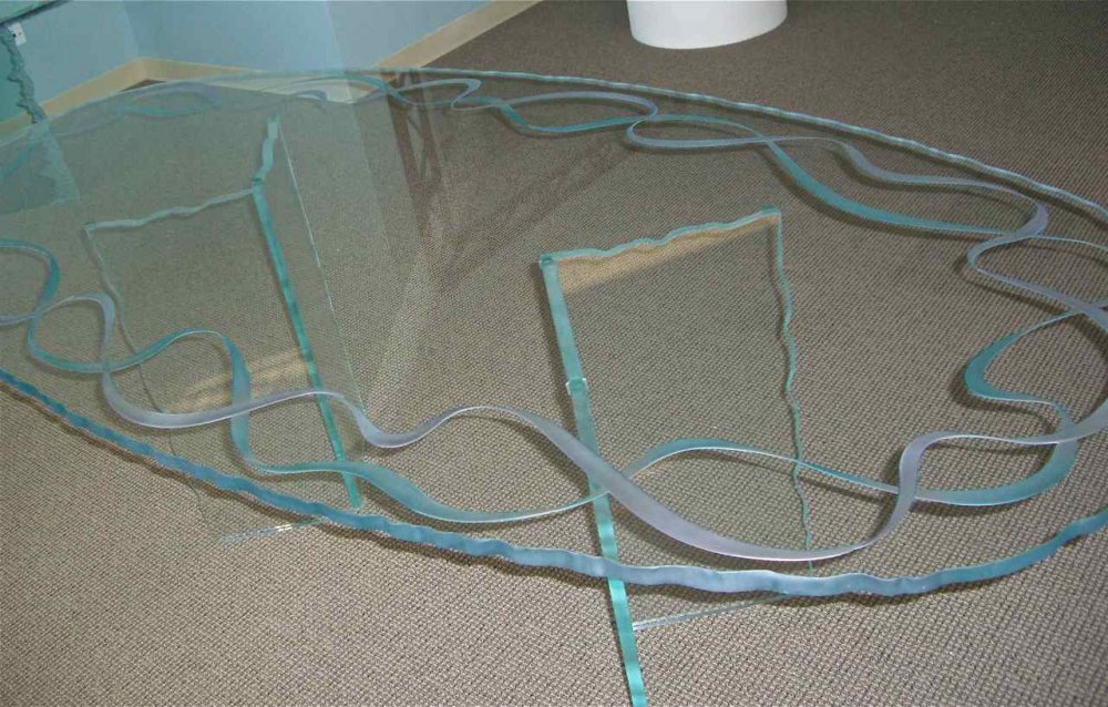 frosted glass door banana positive