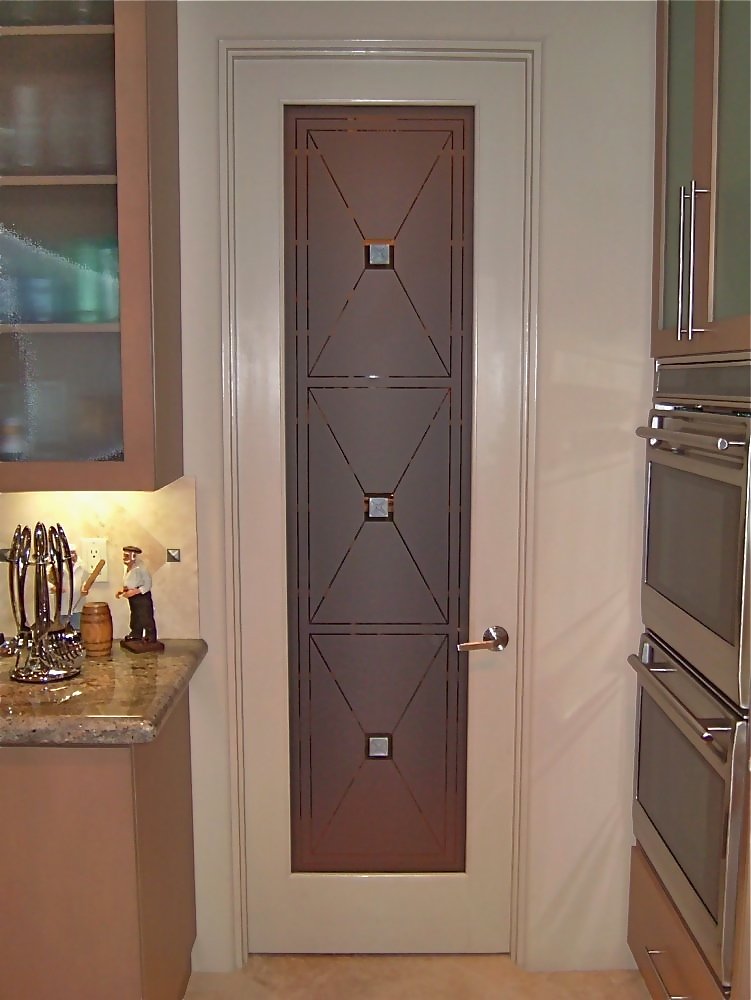 Modern pantry door