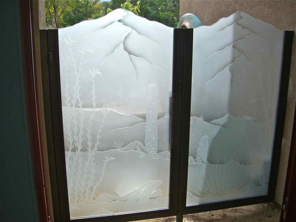 Corazones in Color Sans Soucie Art Glass painted glass doors tuscan traditional