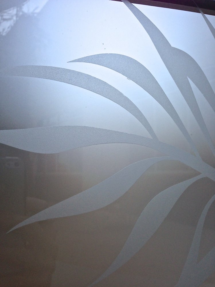 Reeds 3D Gluechipped Sans Soucie glass entry doors etched traditional reeds