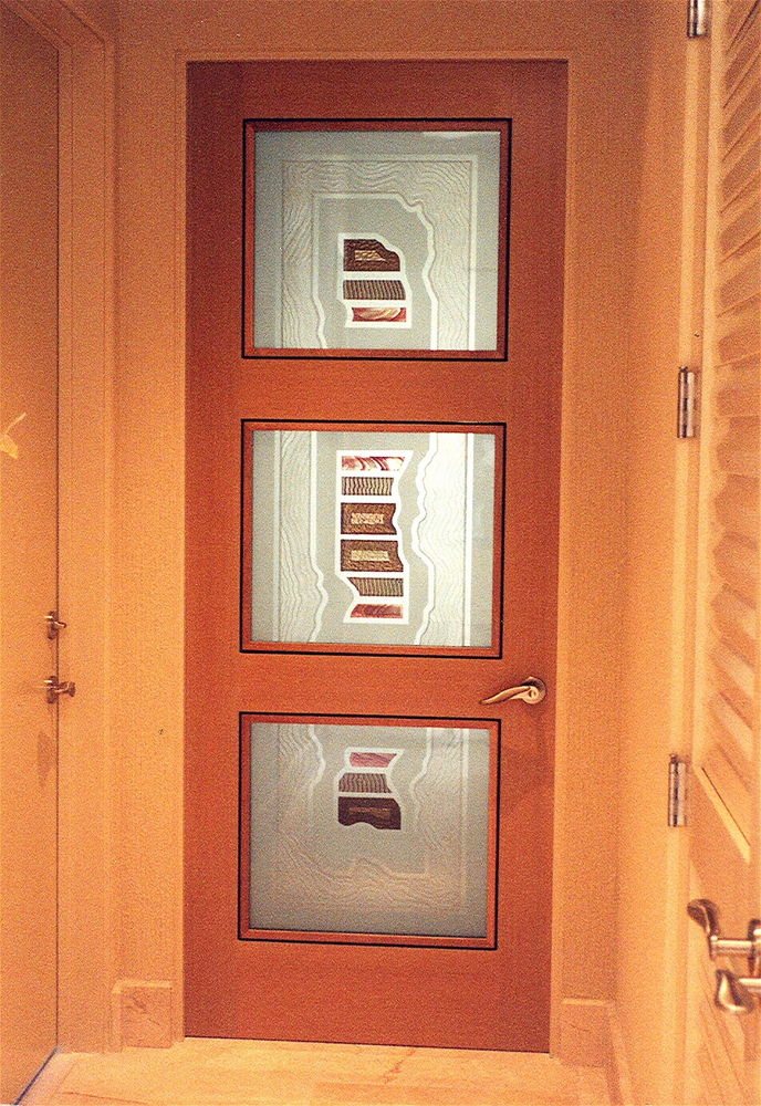 Triptic Segments Glass Door Inserts Sans Soucie