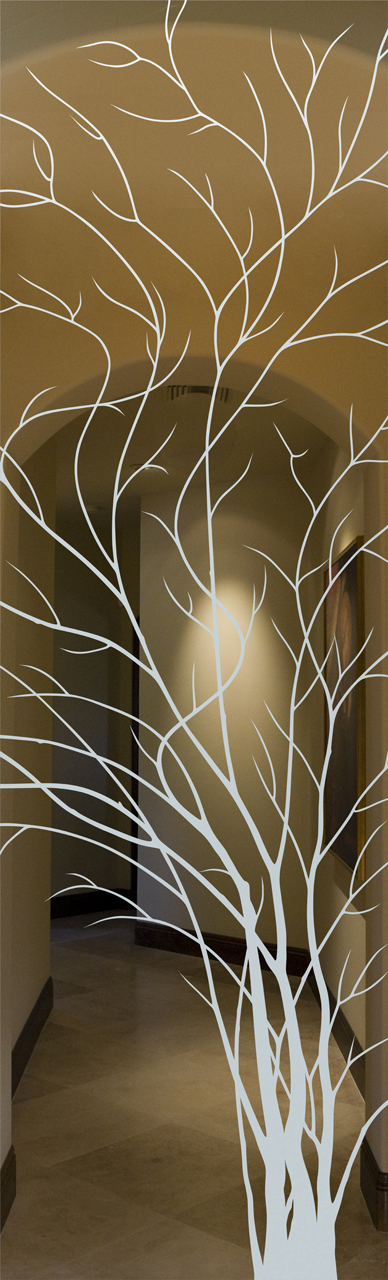 Divise Stripes Private Sans Soucie Glass Door etched glass doors stripes modern minimalist
