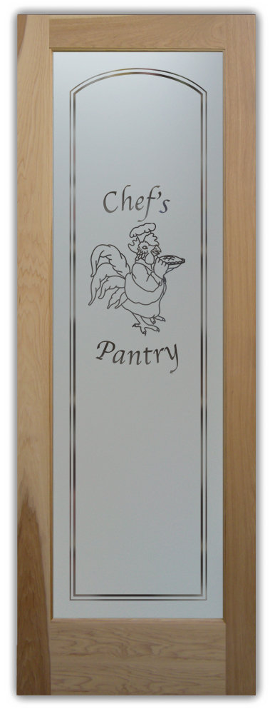 glass pantry door 