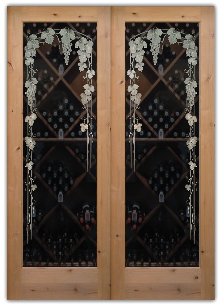 Wine cellar glass doors from Sans Soucie