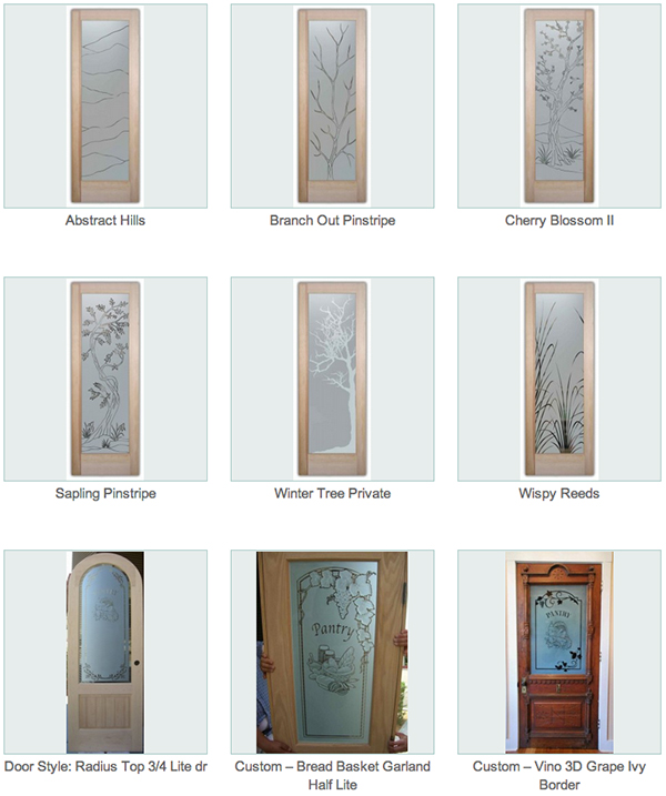 kitchen pantry doors - Sans Soucie Art Glass