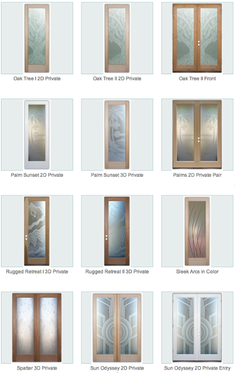 Palm Sunset 3D Exterior Glass Doors Blog