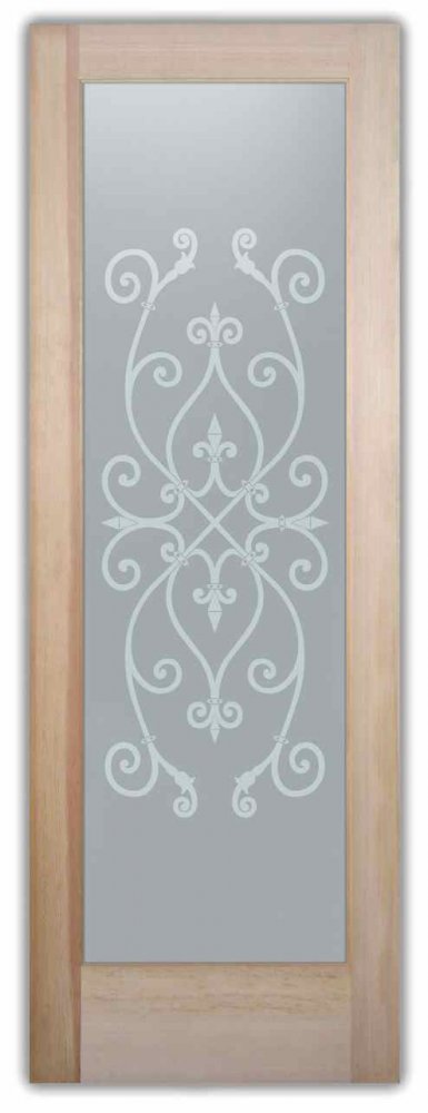 custom etched glass front doors corazones