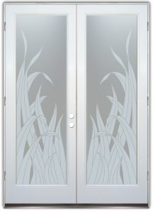 Glass Entry Doors - Stylish Glass Etching in Any Decor