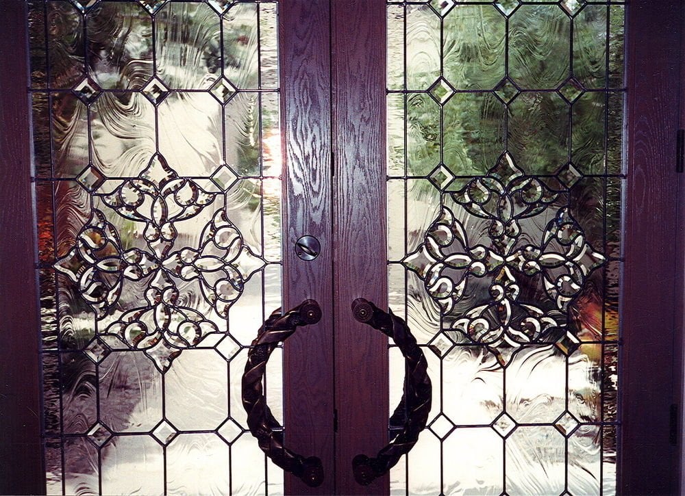 beveled glass doors glass front doors