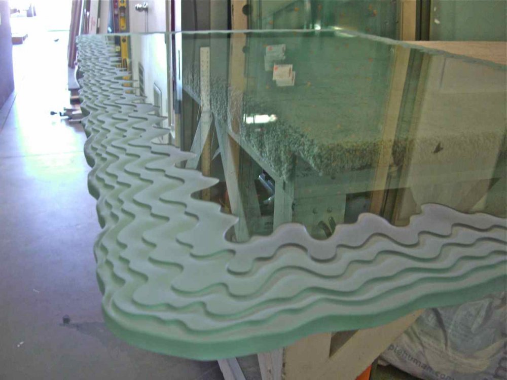 Glass Dining Room Table Etched