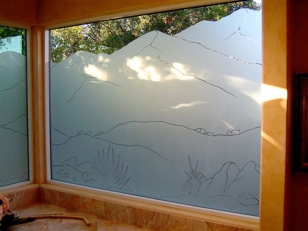 Frosted Glass Windows Sans Soucie Art Glass