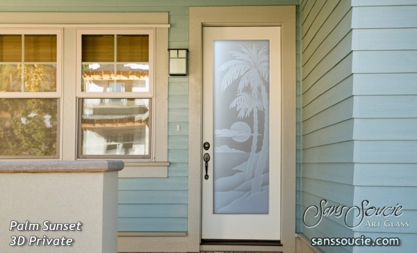 decorative glass front doors beach style decor