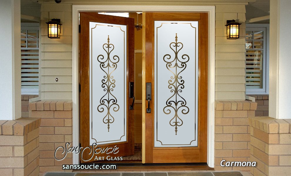 Etched Glass Doors That Brighten Up Your Home - Sans Soucie