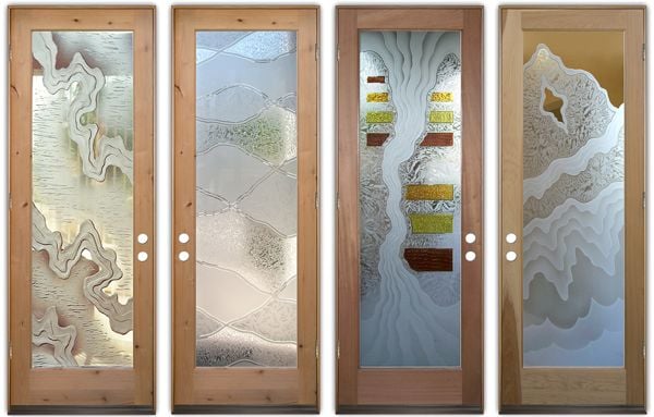 decorative glass entry doors custom glass etching sans soucie