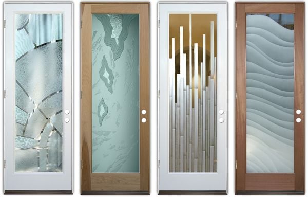 Frosted Glass Front Door Designs For Exterior - Doors Plus