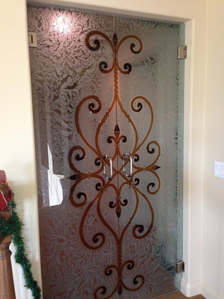 Safe frameless interior glass doors