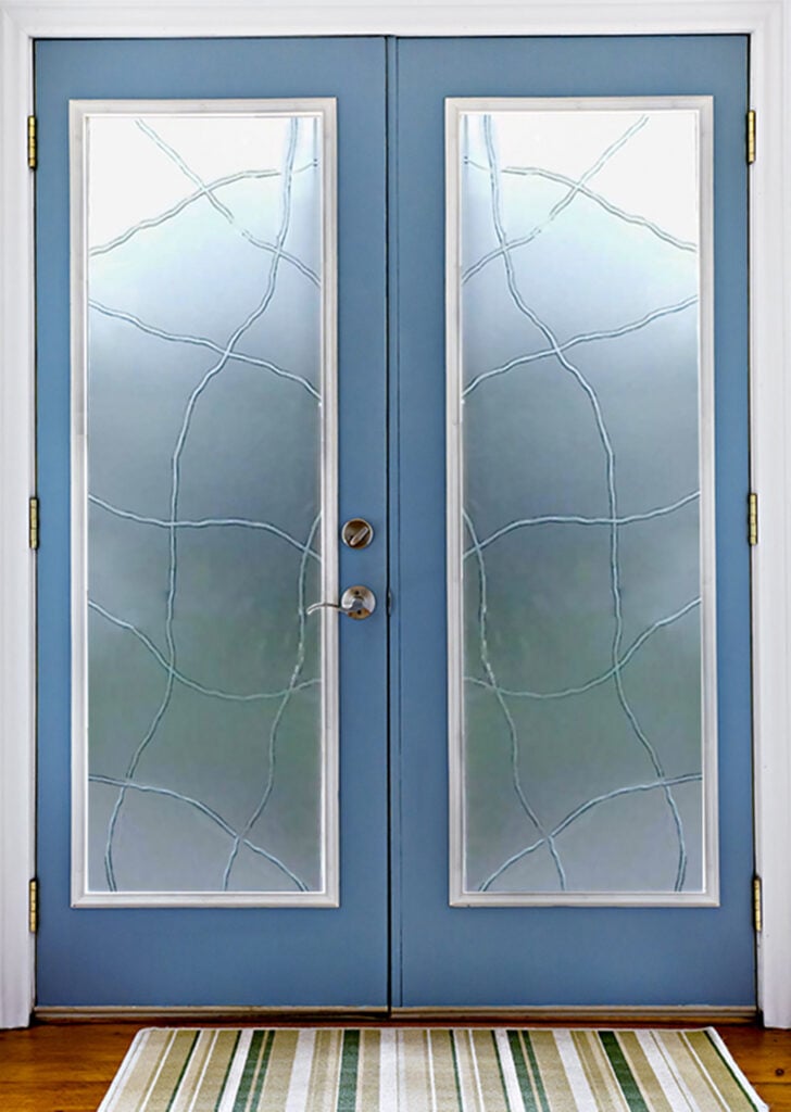 frosted glass door linean scandinavian design sans soucie art glass