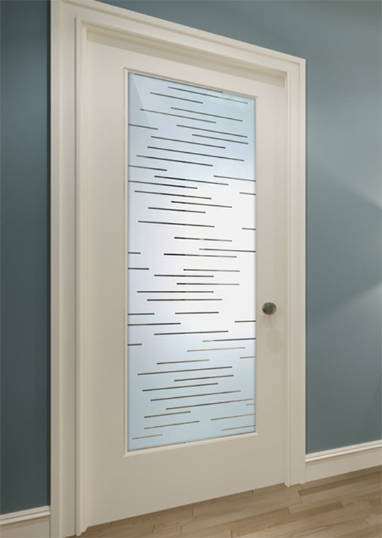 frosted glass doors modern contemporary decor style finer lines sans soucie art glass
