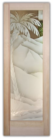 Interior Door with sandblast Frosted Glass Design Art Glass Featuring Sandblast Etched Glass by Sans Soucie
