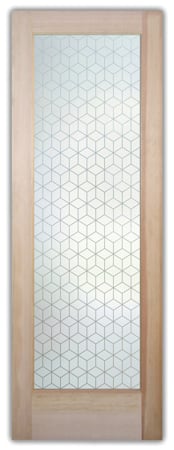 Pantry Door with sandblast Frosted Glass Design Art Glass Featuring Sandblast Etched Glass by Sans Soucie